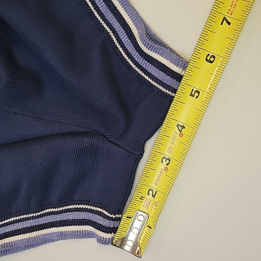 NWOT Free People Movement Blue It's Cold Outside Playsuit Navy Striped Sz XS - Picture 14 of 17